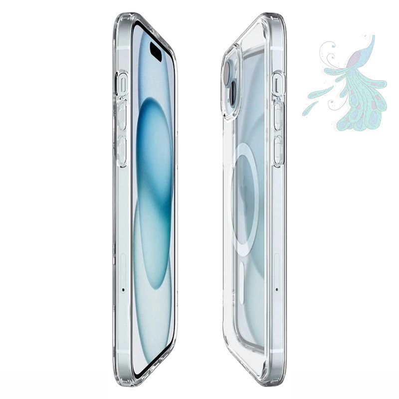 کاور گوشی موبایل اپل iPhone 14 پیکوک مدل Clear Magsafe