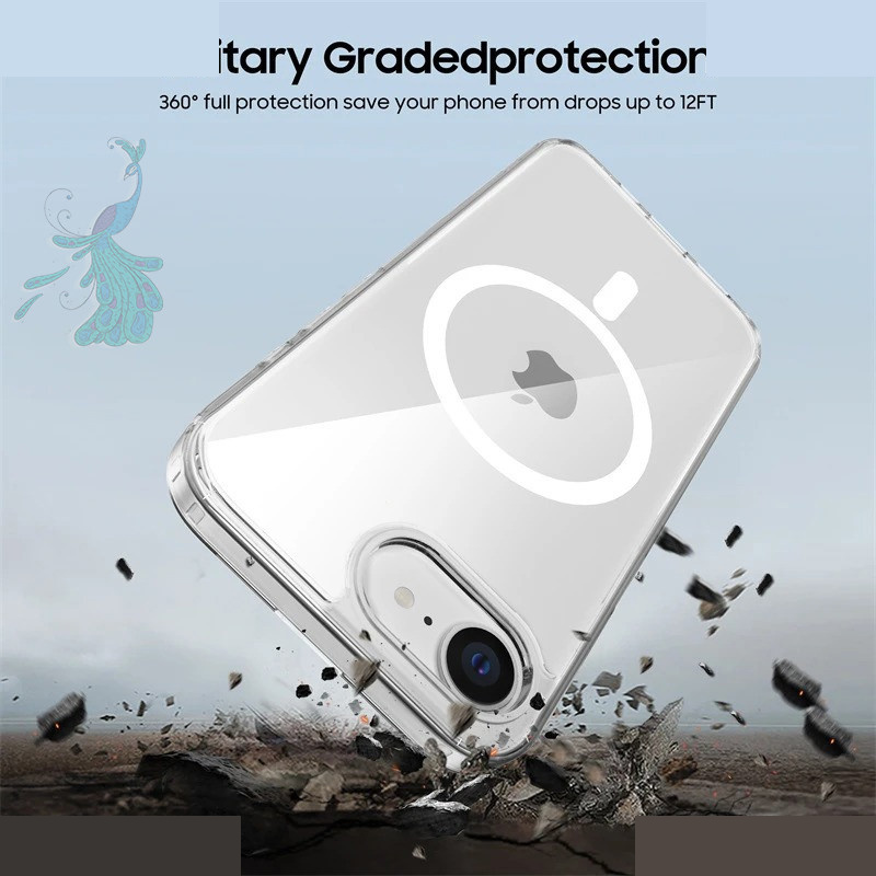 کاور گوشی موبایل اپل iPhone 16e پیکوک مدل Clear Magsafe کاور گوشی موبایل اپل iPhone 16e پیکوک مدل Clear Magsafe