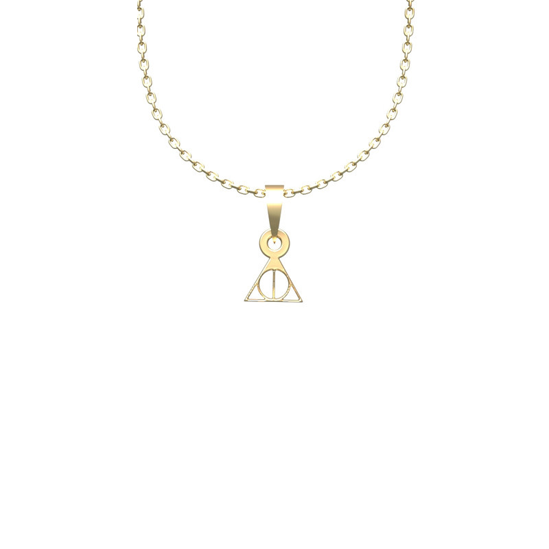 گردنبند طلا 18 عیار زنانه مدوپد مدل هری پاتر کد A3-1-1098