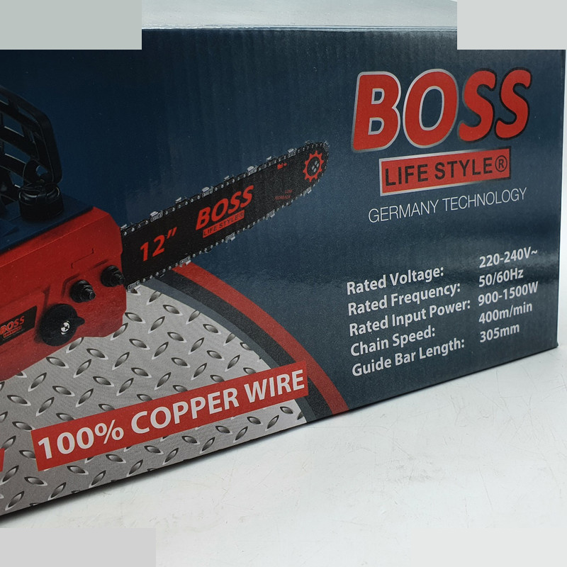 اره زنجیری برقی باس مدل 30 سانتی متر کد 515 اره زنجیری برقی باس مدل 30 سانتی متر کد 515