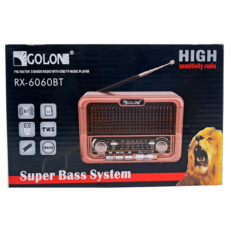 رادیو گولون مدل RX-6060BT رادیو گولون مدل RX-6060BT