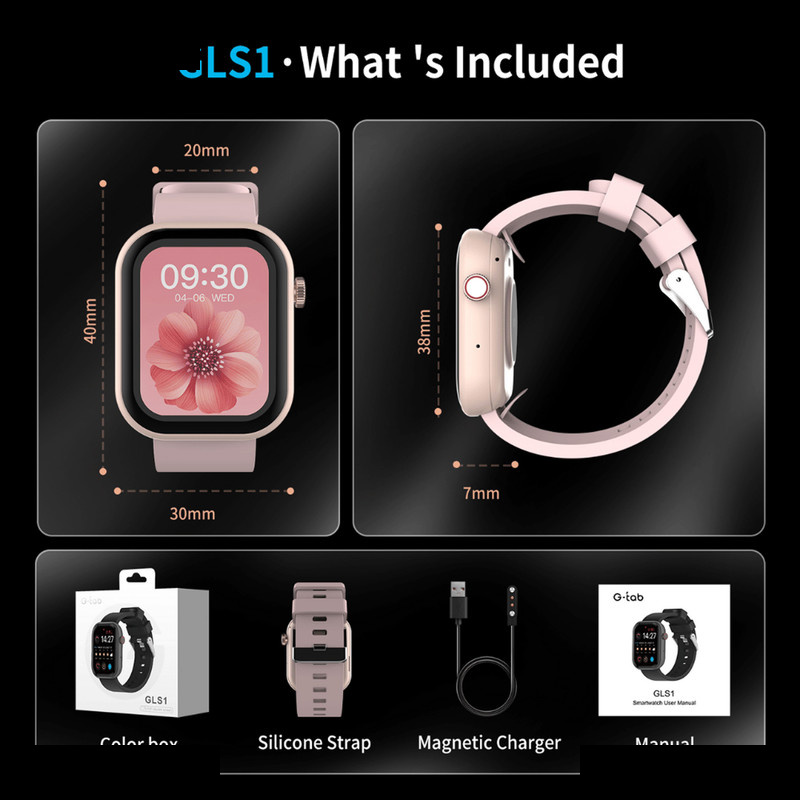 ساعت هوشمند جی تب مدل GLS1 با بند سیلیکونی ساعت هوشمند جی تب مدل GLS1 با بند سیلیکونی