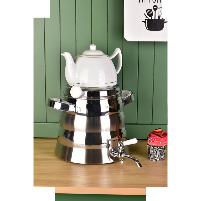 کتری و قوری یونیک کد 7248 گنجایش کتری 5.5 لیتر گنجایش قوری 1 لیتر کتری و قوری یونیک کد 7248 گنجایش کتری 5.5 لیتر گنجایش قوری 1 لیتر