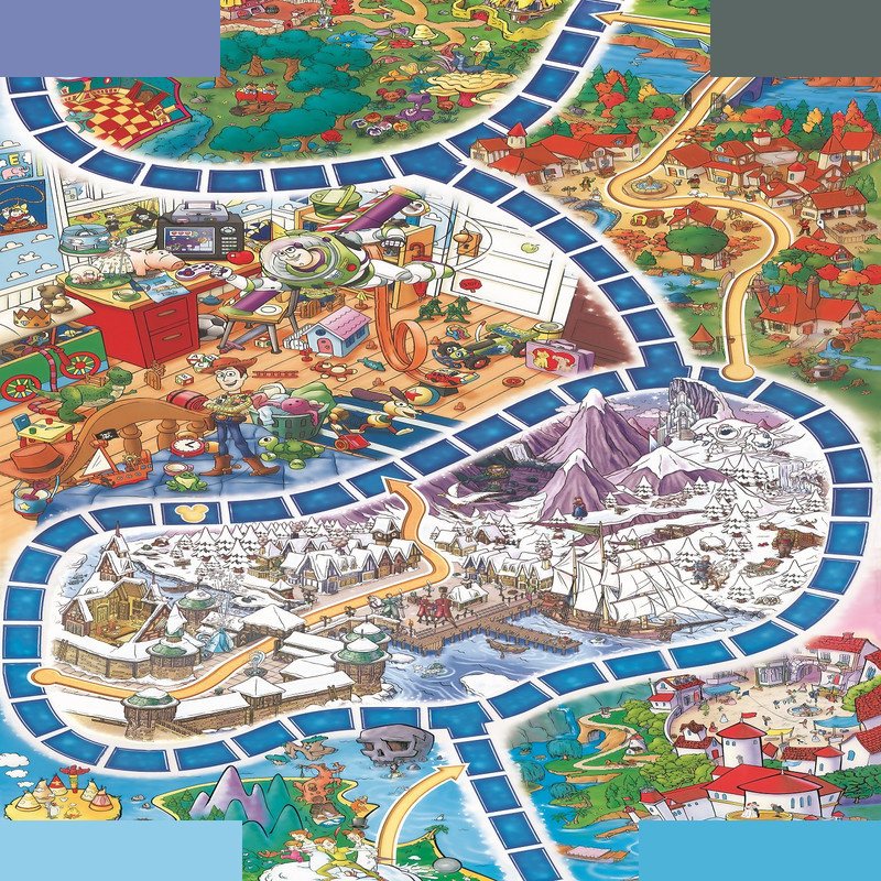 بازی فکری زینگو مدل دیزنی لند بازی فکری زینگو مدل دیزنی لند