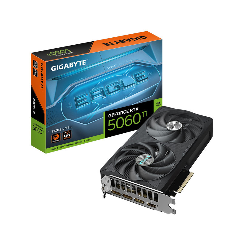 کارت گرافیک گیگابایت مدل GeForce RTX 5060 Ti EAGLE OC 8G کارت گرافیک گیگابایت مدل GeForce RTX 5060 Ti EAGLE OC 8G