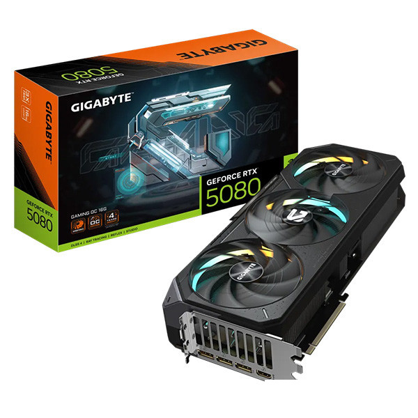 کارت گرافیک گیگابایت مدل GeForce RTX 5080 GAMING OC 16G کارت گرافیک گیگابایت مدل GeForce RTX 5080 GAMING OC 16G