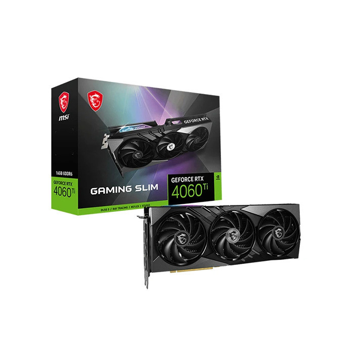 کارت گرافیک ام اس ای مدل GeForce RTX 4060 TI 16GB GAMING X SLIM کارت گرافیک ام اس ای مدل GeForce RTX 4060 TI 16GB GAMING X SLIM