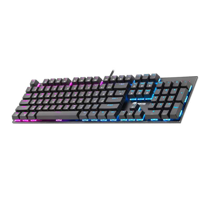 کیبورد گیمینگ گرین مدل GK802-RGB، مکانیکال سوییچ آبی، Full-Size، نورپردازی RGB کیبورد گیمینگ گرین مدل GK802-RGB، مکانیکال سوییچ آبی، Full-Size، نورپردازی RGB