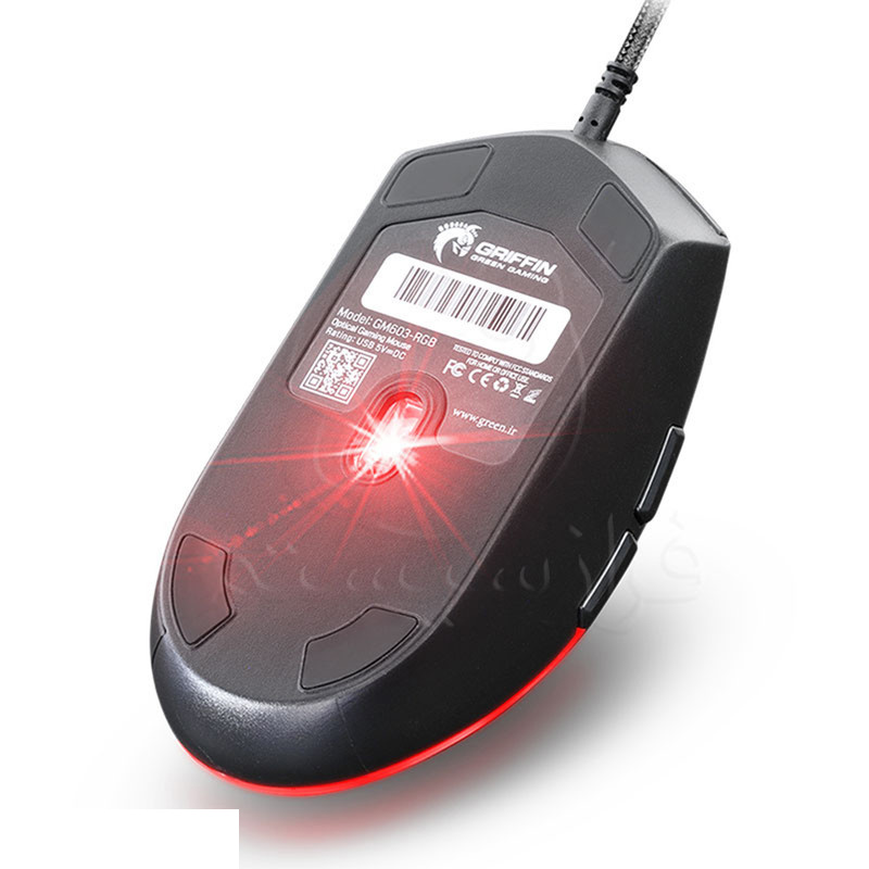 ماوس مخصوص بازی گرین مدل GM603-RGB ماوس مخصوص بازی گرین مدل GM603-RGB
