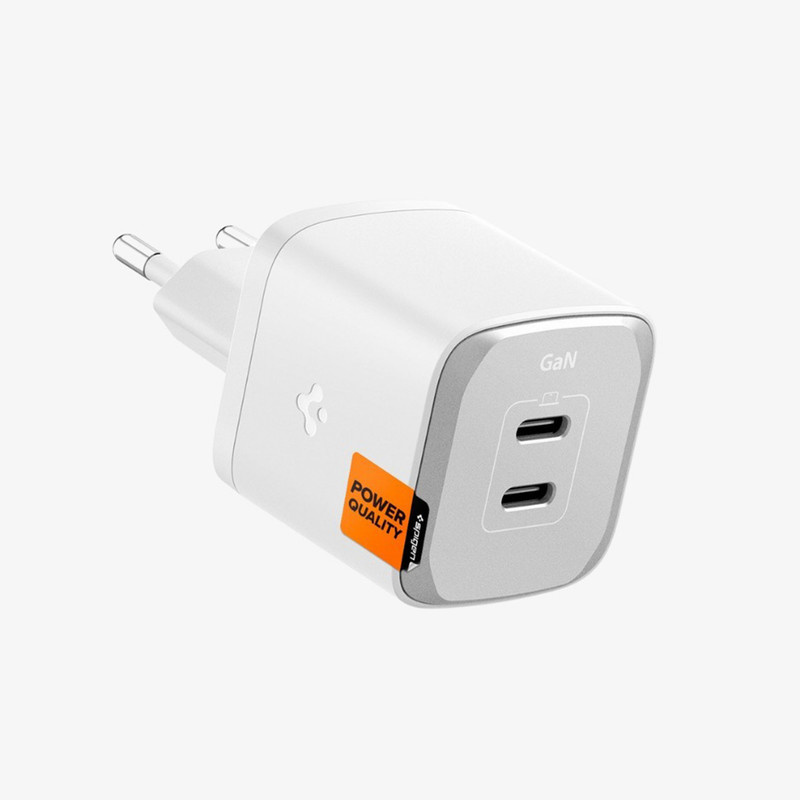 شارژر دیواری 45 وات دو پورت اسپیگن مدل PE2203EU