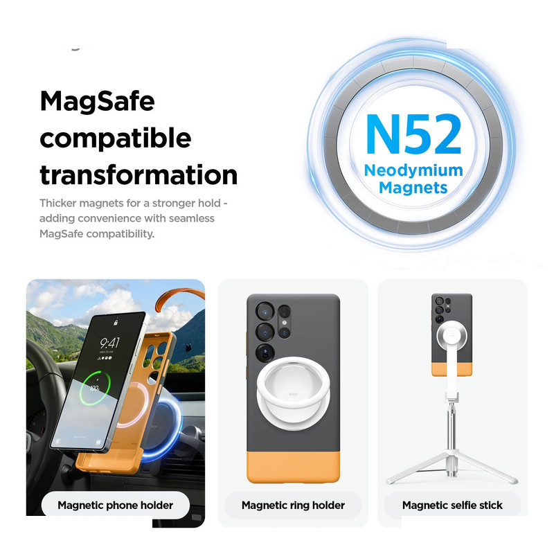 کاور الاگو مدل Magnetic Glide مناسب برای گوشی موبایل سامسونگ Galaxy S25 Ultra