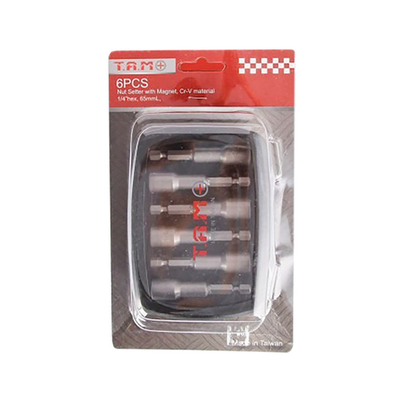 بکس سردریلی تام مدل مگنتی کد AJ-SIZE3/8 مجموعه 6 عددی بکس سردریلی تام مدل مگنتی کد AJ-SIZE3/8 مجموعه 6 عددی