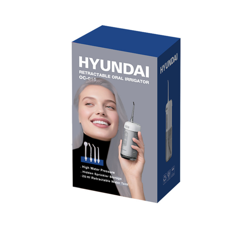 دستگاه شست و شوی دهان و دندان شارژی هیوندای مدل OC-015 به همراه 5 سری دستگاه شست و شوی دهان و دندان شارژی هیوندای مدل OC-015 به همراه 5 سری