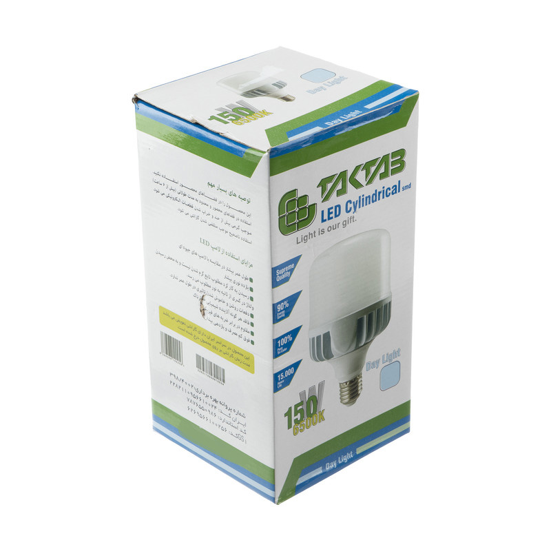 لامپ ال ای دی 150 وات تک تاب مدل TW150 پایه E40 لامپ ال ای دی 150 وات تک تاب مدل TW150 پایه E40