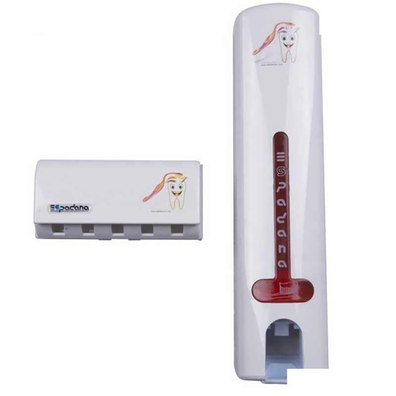 جا مسواکی اسپادانا کد 104000240 به همراه دستگاه خمیر دندان جا مسواکی اسپادانا کد 104000240 به همراه دستگاه خمیر دندان