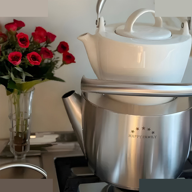 ست کتری و قوری هپی فمیلی مدل MAT گنجایش کتری 2.5 لیتر گنجایش قوری 1 لیتر ست کتری و قوری هپی فمیلی مدل MAT گنجایش کتری 2.5 لیتر گنجایش قوری 1 لیتر