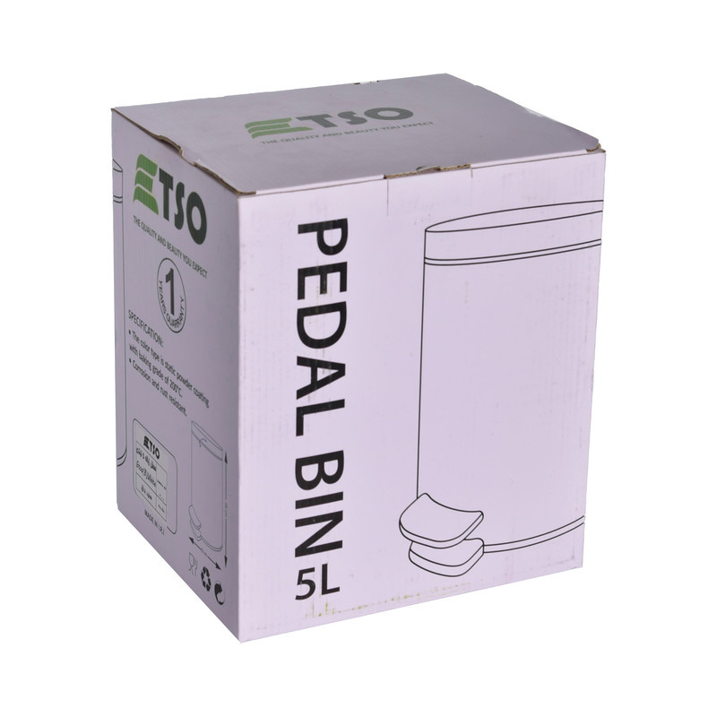 سطل زباله پدالی اتسو مدل simple گنجایش 5 لیتر