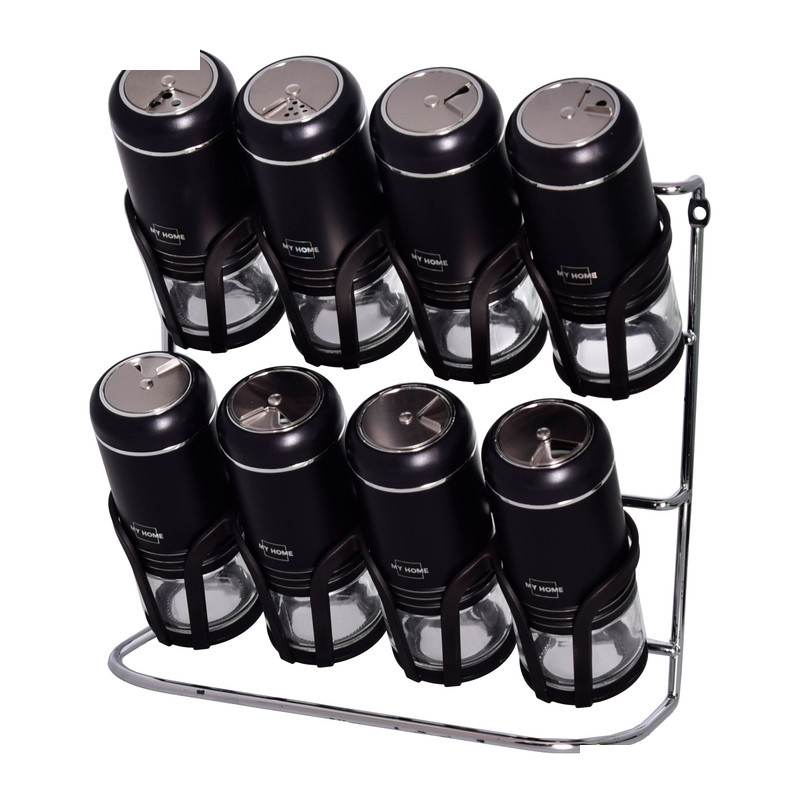 ست جا ادویه 8 پارچه مای هوم کد D به همراه استند ست جا ادویه 8 پارچه مای هوم کد D به همراه استند