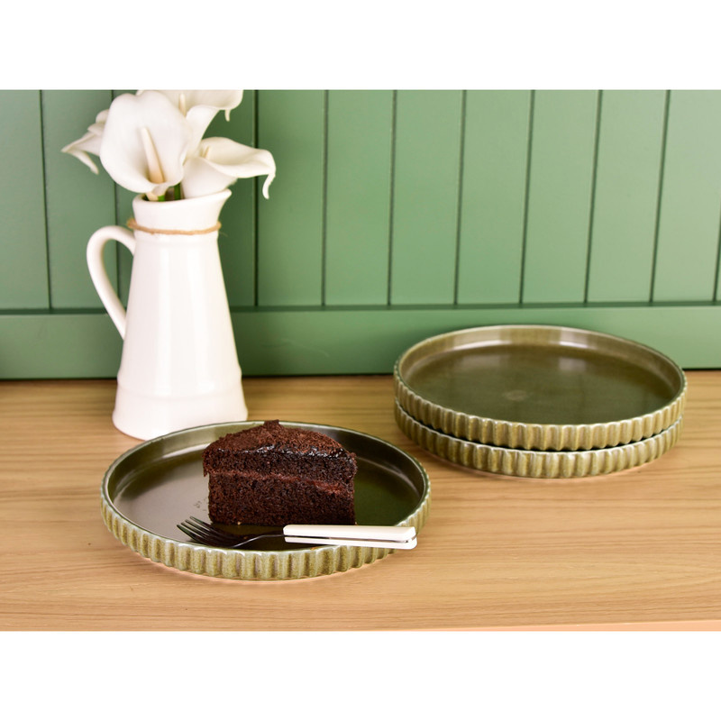 بشقاب میوه خوری بی وی کی طرح OLIVE کد 455222 مجموعه 3 عددی