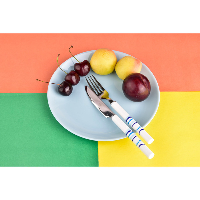 ست کاردوچنگال میوه خوری 12پارچه مدل گرد ست کاردوچنگال میوه خوری 12پارچه مدل گرد