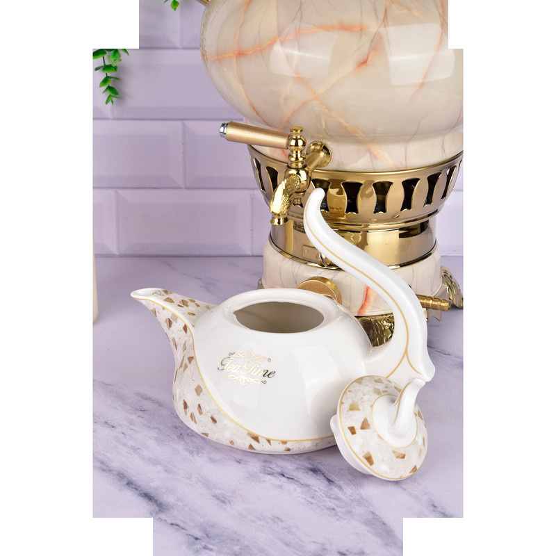 سماور گازی کروپ ست مدل ساحر کد 700101 گنجایش 6 لیتر