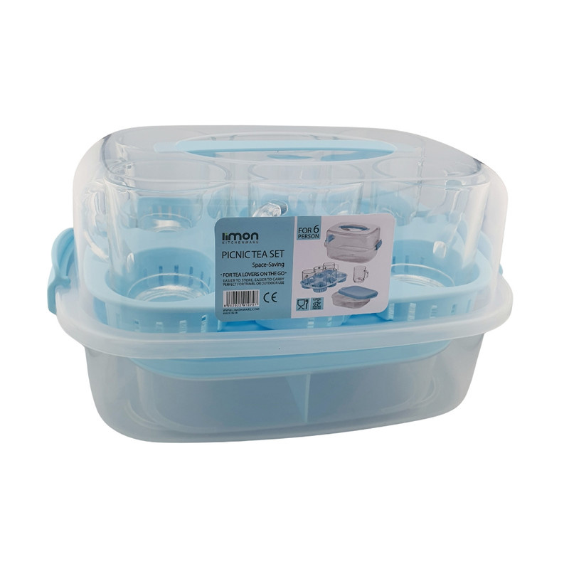 سبد پیک نیک لیمون مدل چای خوری کد FIDOKA-2440 سبد پیک نیک لیمون مدل چای خوری کد FIDOKA-2440