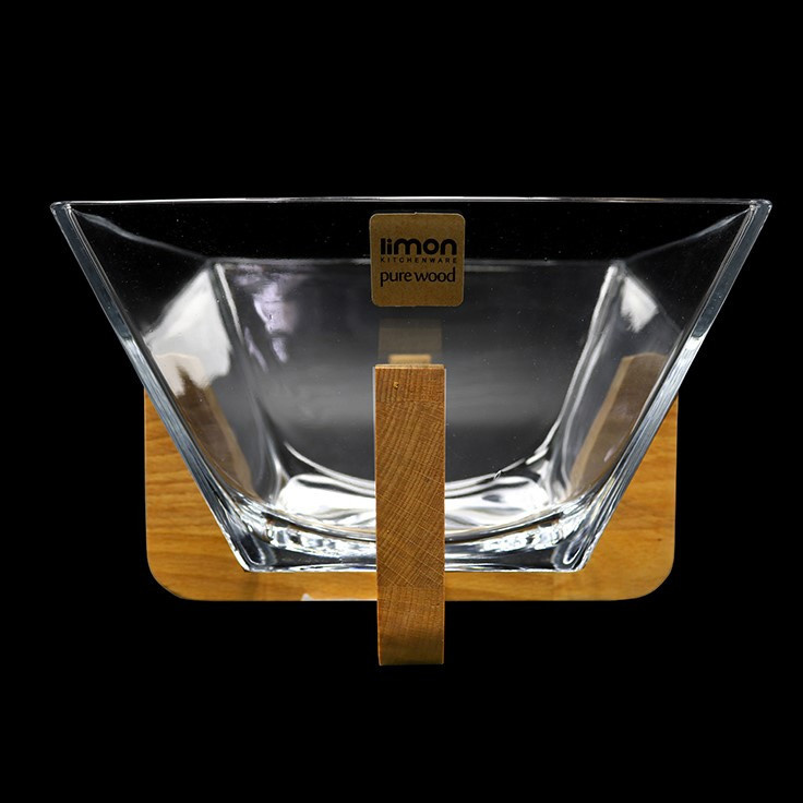 آجیل خوری لیمون مدل پایه چوبی کد 2172 آجیل خوری لیمون مدل پایه چوبی کد 2172