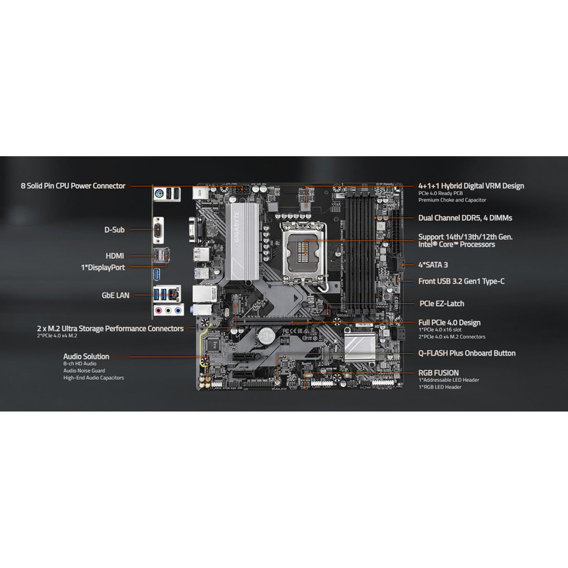 مادربرد گیگابایت مدل B760M D3HP