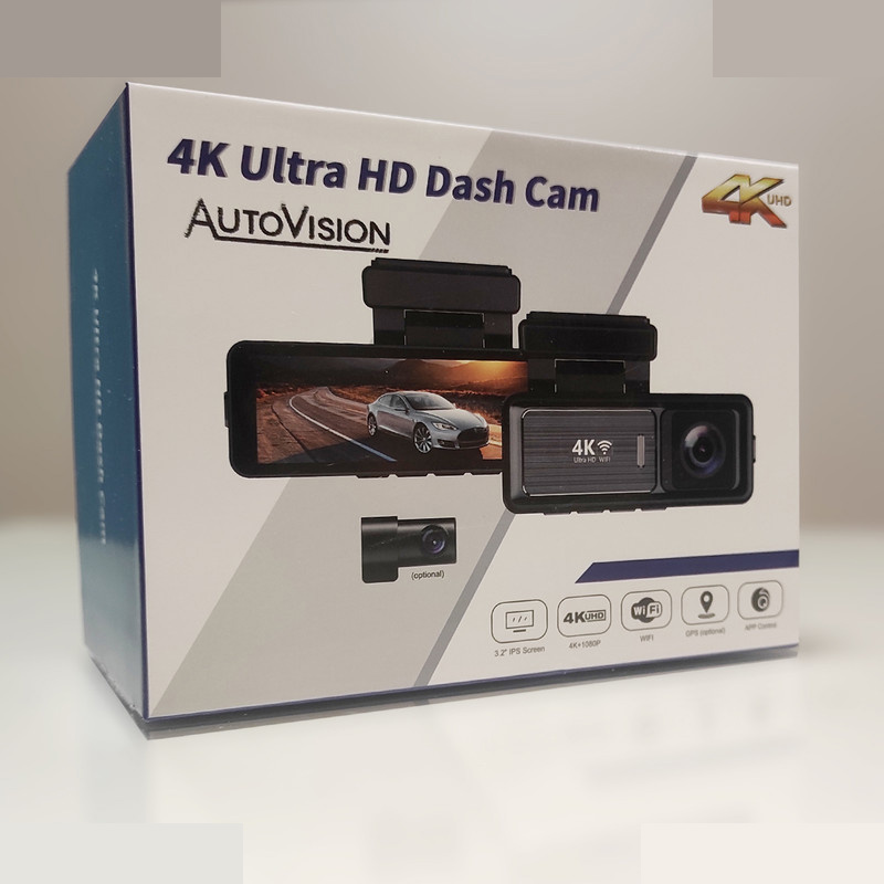 دوربین ثبت وقایع خودرو اتوویژن مدل M6 4K-WiFi به همراه دوربین عقب دوربین ثبت وقایع خودرو اتوویژن مدل M6 4K-WiFi به همراه دوربین عقب