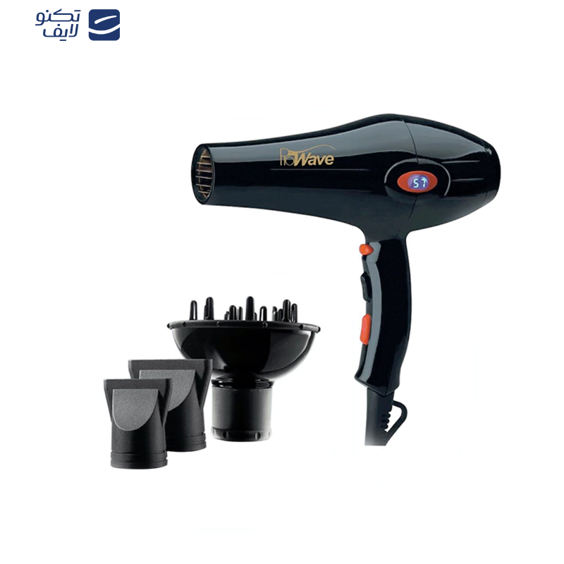 سشوار حرفهای پروویو مدل PW-3111، موتور AC با توان مصرفی 2300 وات، دارای قابلیت باد سرد، فناوری تولید یون، صفحه نمایش، با حالت حجمدهنده و صافکننده، وزن 700 گرم، تنظیم حرارت 3 حالته و کنترل سرعت 2 حالته، به همراه سری متمرکزکننده پهن و باریک سشوار حرفهای پروویو مدل PW-3111، موتور AC با توان مصرفی 2300 وات، دارای قابلیت باد سرد، فناوری تولید یون، صفحه نمایش، با حالت حجمدهنده و صافکننده، وزن 700 گرم، تنظیم حرارت 3 حالته و کنترل سرعت 2 حالته، به همراه سری متمرکزکننده پهن و باریک