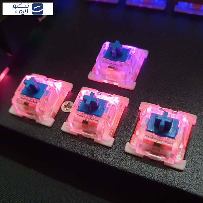 کیبورد مخصوص بازی مکانیکی رپو مدل V500PRO، مکانیکال سوییچ آبی، Full size، نورپردازی RGB کیبورد مخصوص بازی مکانیکی رپو مدل V500PRO، مکانیکال سوییچ آبی، Full size، نورپردازی RGB