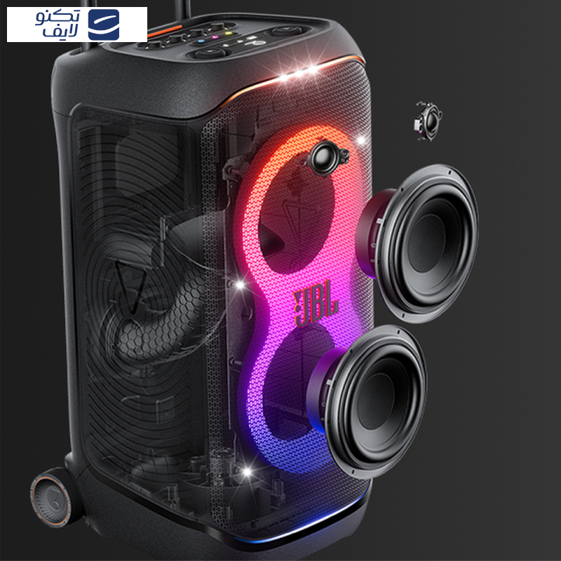 اسپیکر بلوتوثی جی بی ال مدل PartyBox Stage 320 اسپیکر بلوتوثی جی بی ال مدل PartyBox Stage 320