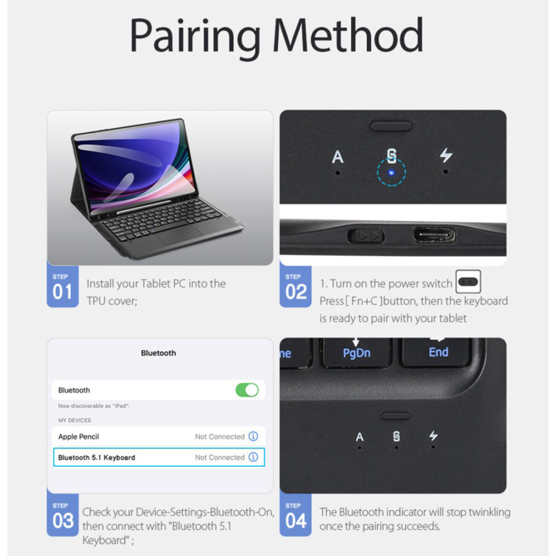 کیف کلاسوری کیبورد دار دوکس دوکیس مدل TK مناسب برای تبلت سامسونگ Galaxy Tab S10 Plus کیف کلاسوری کیبورد دار دوکس دوکیس مدل TK مناسب برای تبلت سامسونگ Galaxy Tab S10 Plus