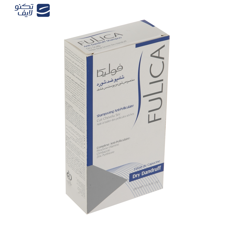 شامپو ضد شوره فولیکا مخصوص موهای خشک حجم 200 میلیلیتر شامپو ضد شوره فولیکا مخصوص موهای خشک حجم 200 میلیلیتر