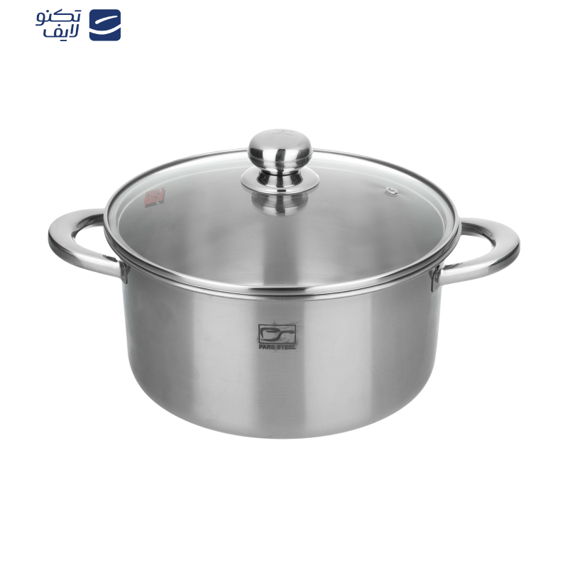 سرویس پخت و پز 9 پارچه پارس استیل مدل سه لایه کد 09