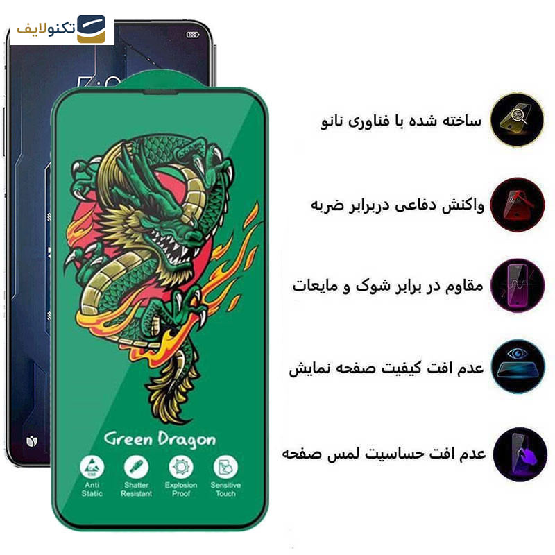 محافظ صفحه نمایش اپیکوی مدل Green Dragon ExplosionProof مناسب برای گوشی موبایل شیائومی Black Shark 5 Pro/ Balck Shark 5/ Black Shark 4 Pro/ Black Shark 4/ Black Shark 3/3S محافظ صفحه نمایش اپیکوی مدل Green Dragon ExplosionProof مناسب برای گوشی موبایل شیائومی Black Shark 5 Pro/ Balck Shark 5/ Black Shark 4 Pro/ Black Shark 4/ Black Shark 3/3S