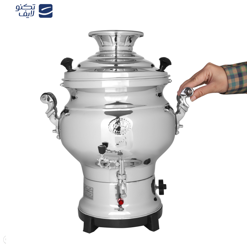 سماور برقی زرین مدل حوریا کد 236 ظرفیت 8 لیتر سماور برقی زرین مدل حوریا کد 236 ظرفیت 8 لیتر