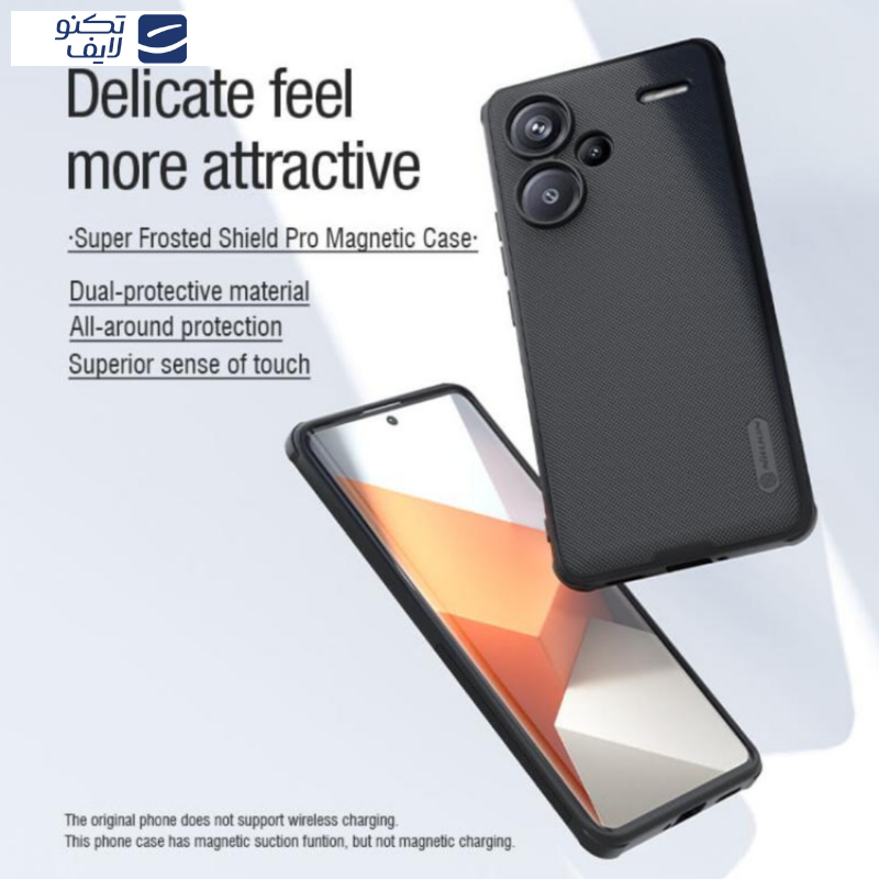 کاور نیلکین مدل Super Frosted Shield Pro مناسب برای گوشی موبایل شیائومی Redmi Note 13 Pro Plus کاور نیلکین مدل Super Frosted Shield Pro مناسب برای گوشی موبایل شیائومی Redmi Note 13 Pro Plus