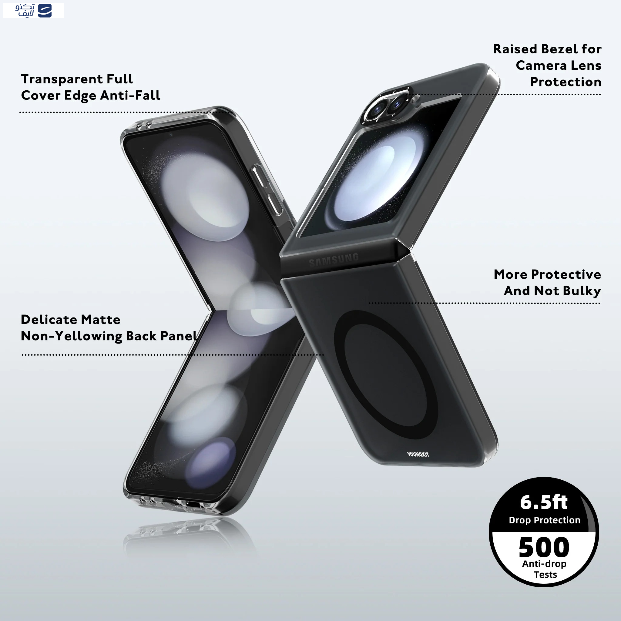 کاور یانگ کیت مدل Hidden Sand Magsafe مناسب برای گوشی موبایل سامسونگ Galaxy Z Flip 6