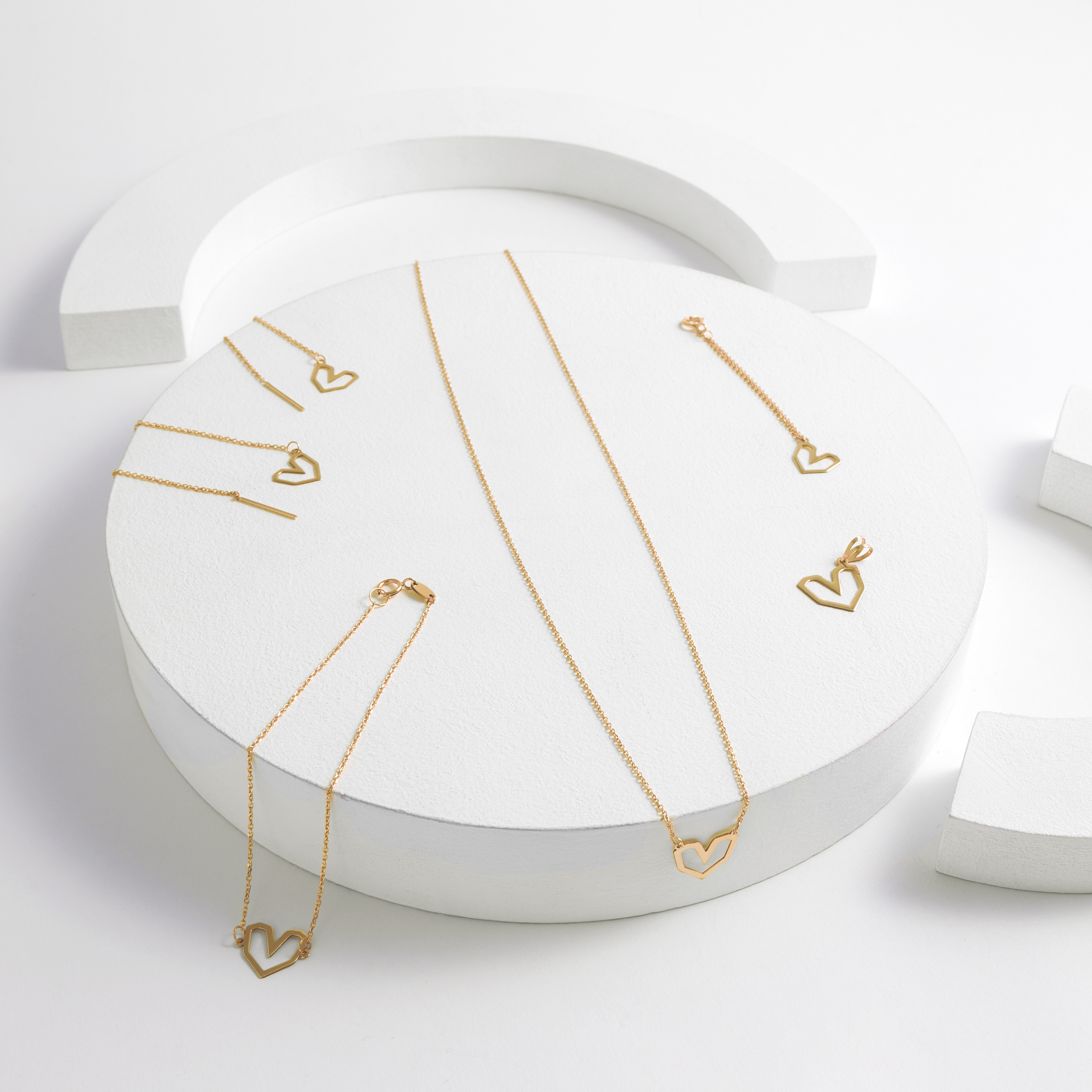 گردنبند طلا 18عیار قلب جذاب گردنبند طلا 18عیار قلب جذاب