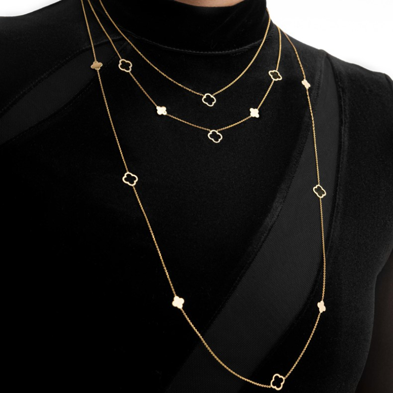 گردنبند طلا18 عیار طرح ونکلیف خالی تک پلاک گردنبند طلا18 عیار طرح ونکلیف خالی تک پلاک