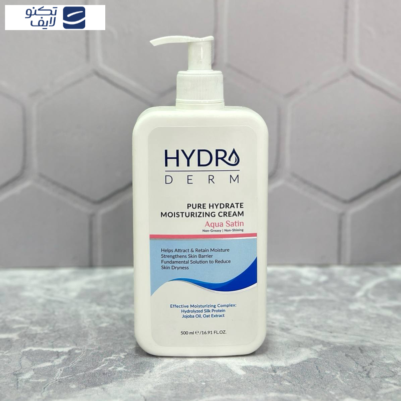کرم مرطوبکننده و نرمکننده هیدرودرم مدل Aqua Satin حجم 500 میلیلیتر کرم مرطوبکننده و نرمکننده هیدرودرم مدل Aqua Satin حجم 500 میلیلیتر