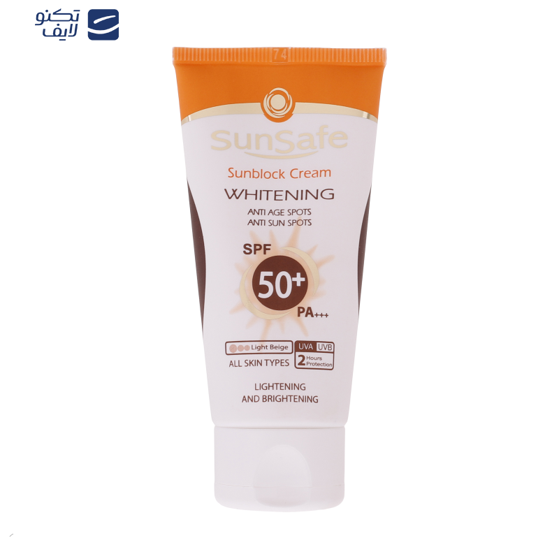 کرم ضد آفتاب رنگی سان سیف SPF 50 مدل 002 مناسب برای انواع پوست حجم 50 میلی لیتر کرم ضد آفتاب رنگی سان سیف SPF 50 مدل 002 مناسب برای انواع پوست حجم 50 میلی لیتر
