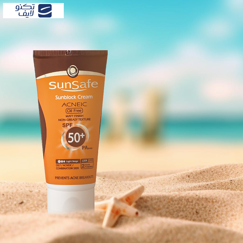 کرم ضدآفتاب و آنتیآکنه رنگی سانسیف مدل SPF50، مناسب پوستهای چرب، حجم 50 میلیلیتر کرم ضدآفتاب و آنتیآکنه رنگی سانسیف مدل SPF50، مناسب پوستهای چرب، حجم 50 میلیلیتر