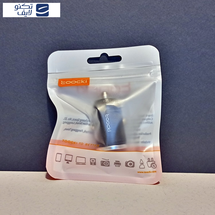 شارژر فندکی 33 وات توکی مدل TCCAC-LG01 شارژر فندکی 33 وات توکی مدل TCCAC-LG01