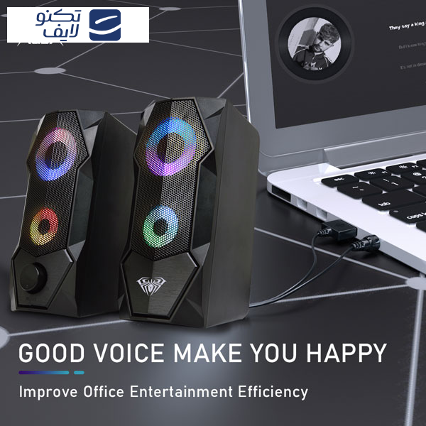 اسپیکر دسکتاپ آئولا مدل WIND N-301 اسپیکر دسکتاپ آئولا مدل WIND N-301