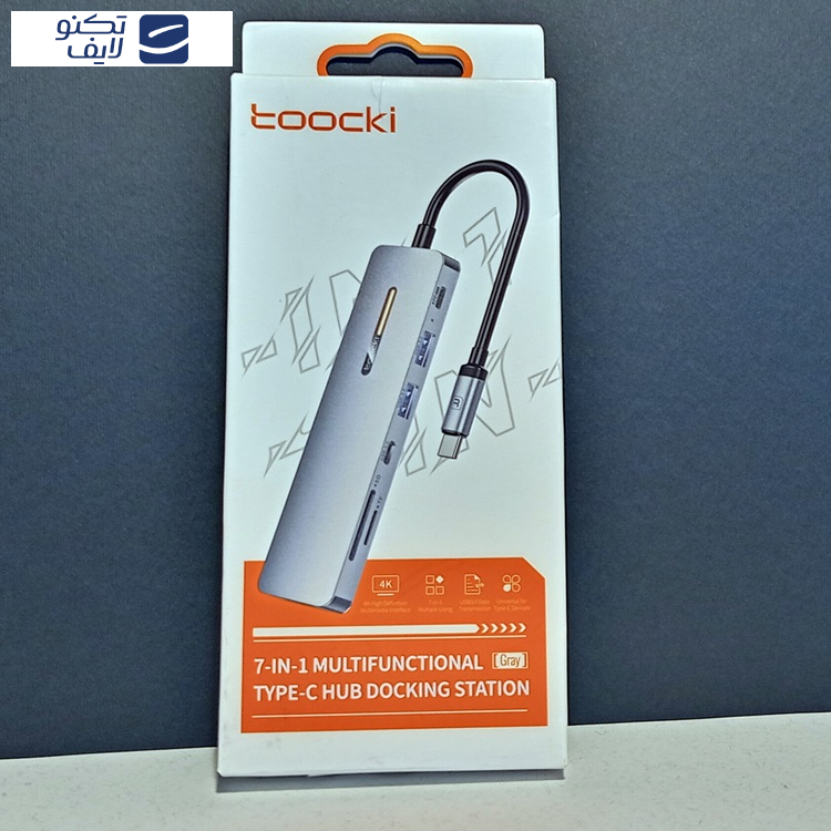 هاب 7 پورت USB-C توکی مدل TQ-HUB01A7 هاب 7 پورت USB-C توکی مدل TQ-HUB01A7