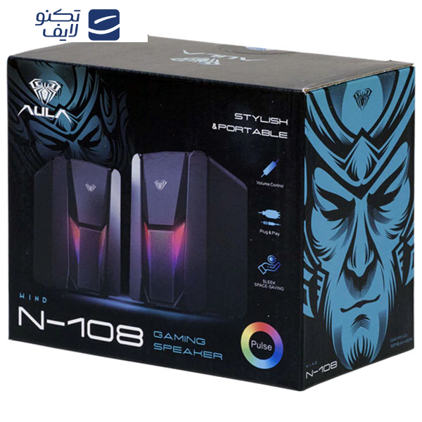 اسپیکر دسکتاپ آئولا مدل WIND N-108 اسپیکر دسکتاپ آئولا مدل WIND N-108