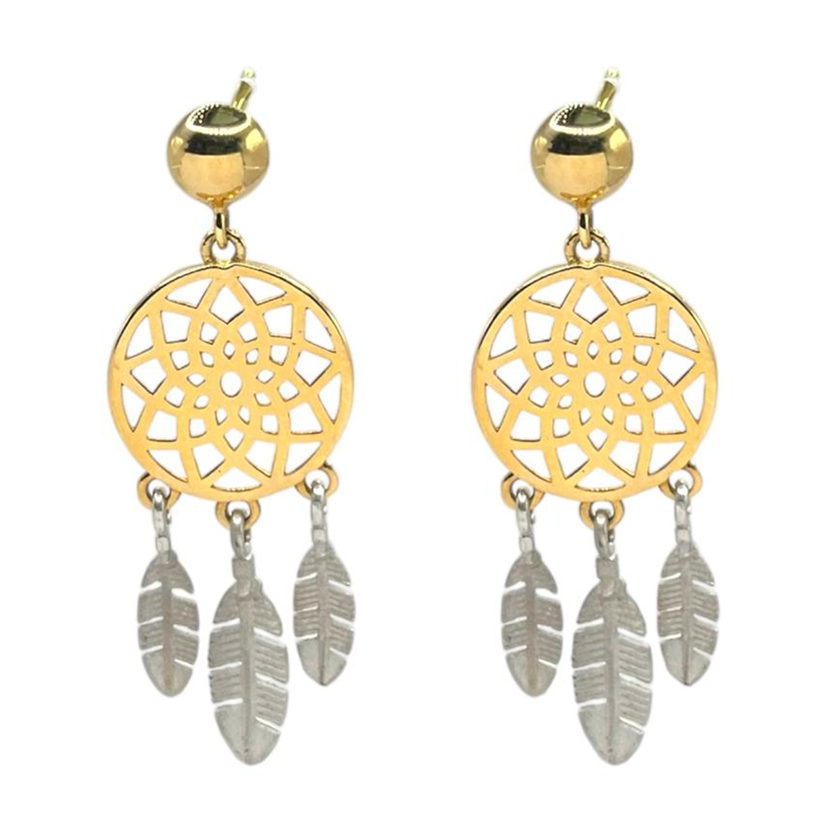 گوشواره طلا زنانه طرح موریسا