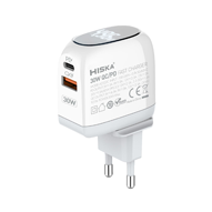 شارژر دیواری هیسکا مدل H115PD به همراه کابل تبدیل USB-C